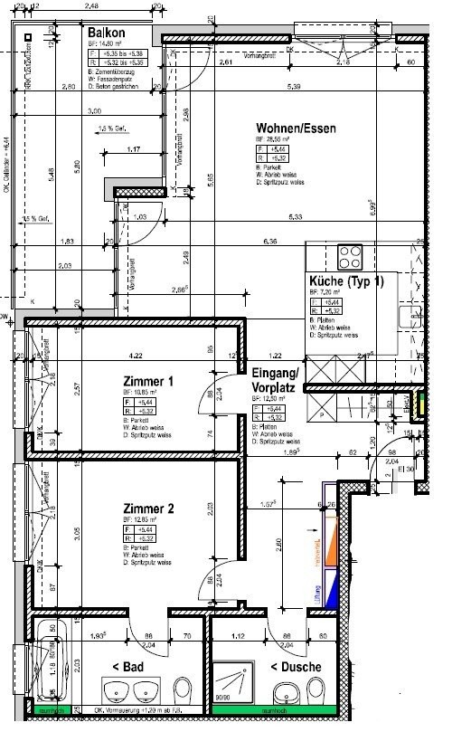 3 ½ rooms apartment