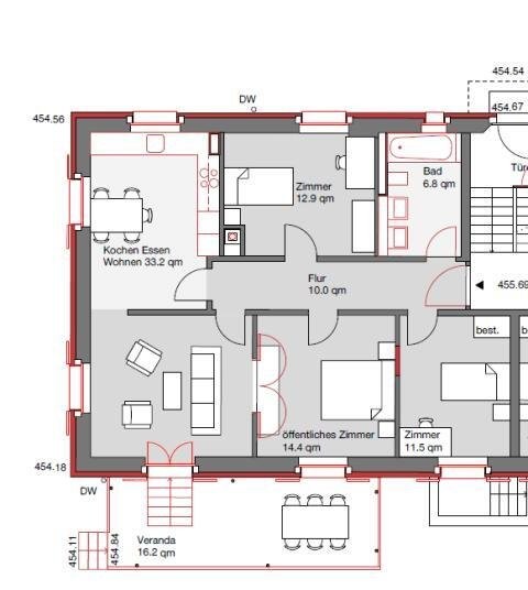 4 rooms apartment