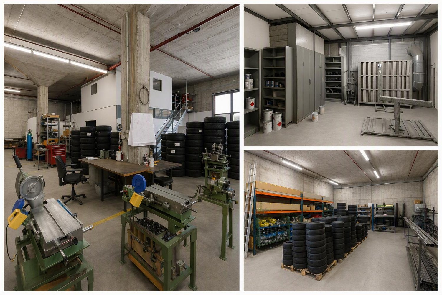 438m² storage room