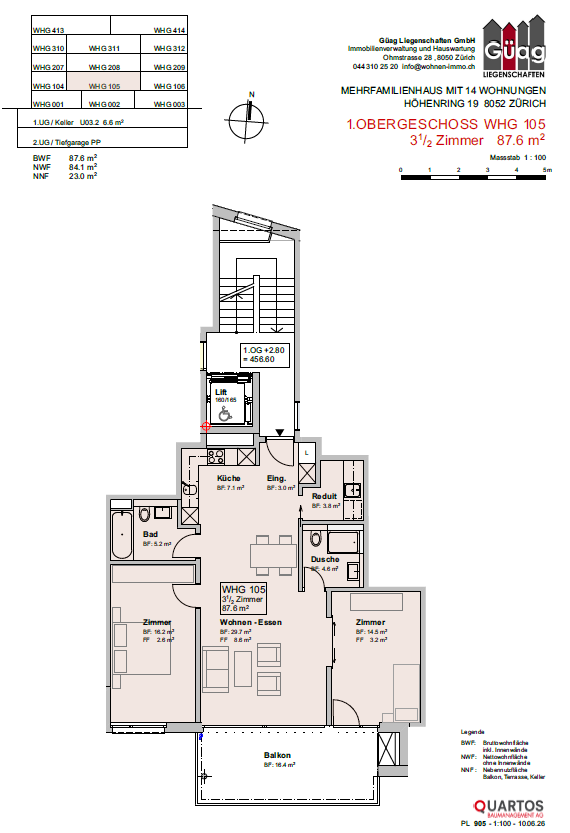3 ½ rooms apartment, Foto 4 von 4