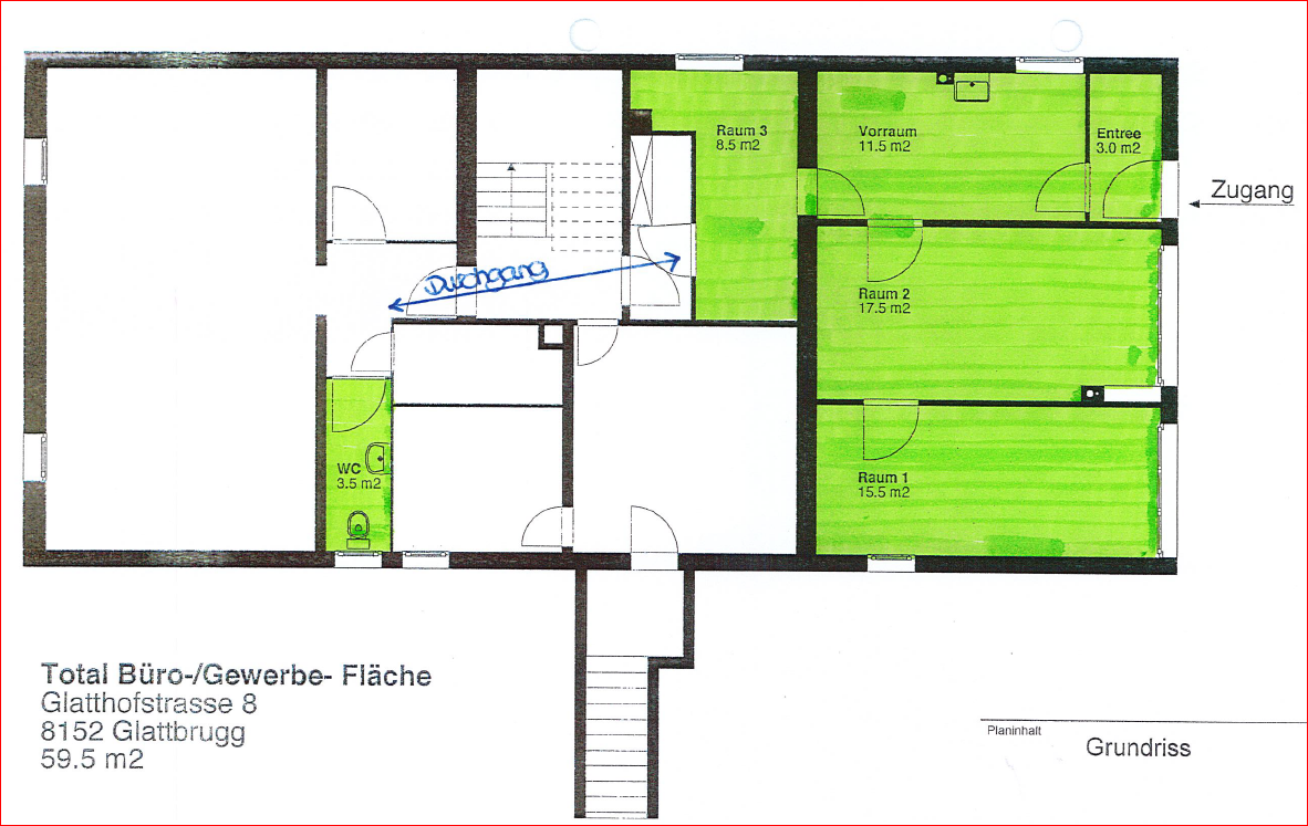56m² office