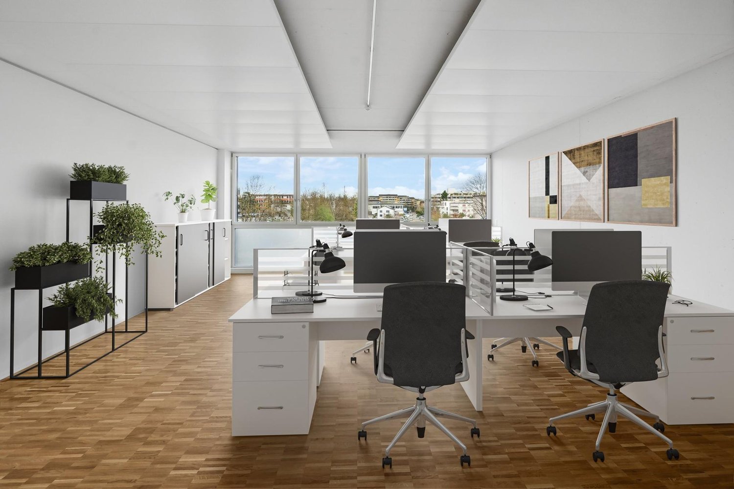 140m² bureau