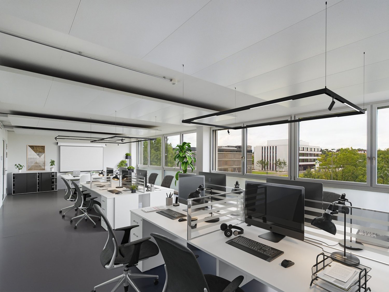 140m² bureau