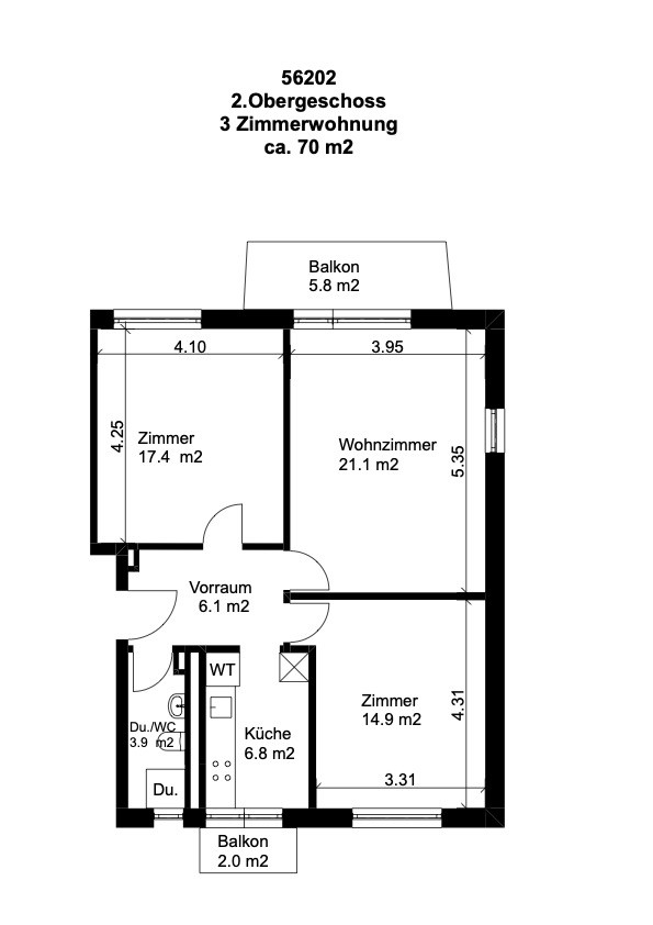 3 rooms apartment, Foto 8 von 8