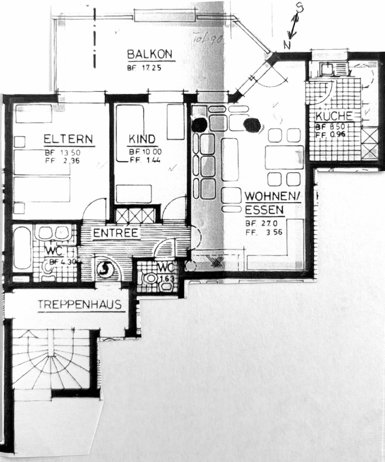 3 ½ rooms apartment