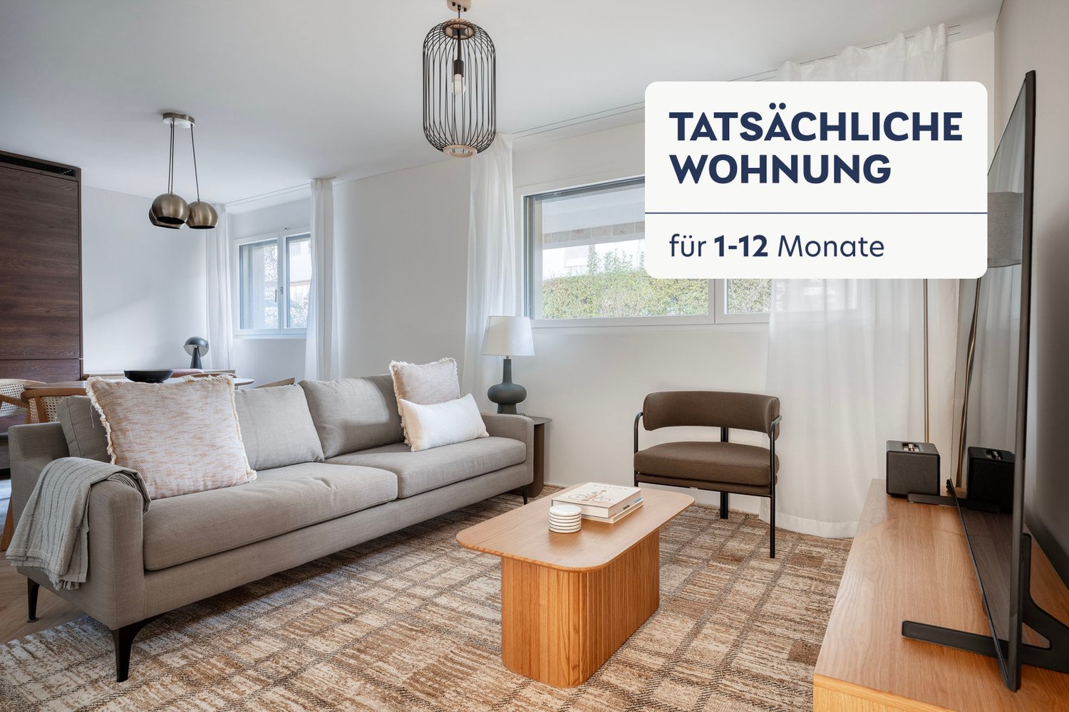 2 ½ rooms furnished flat, Foto 1 von 10