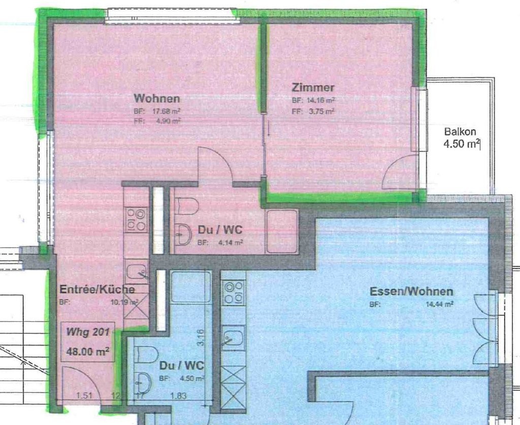2 rooms apartment, Foto 6 von 6