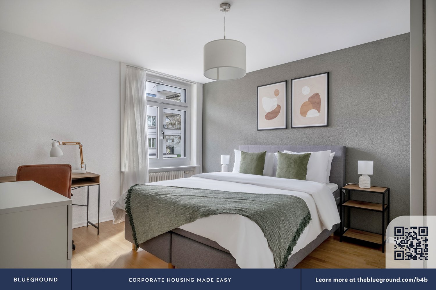2 ½ rooms furnished flat