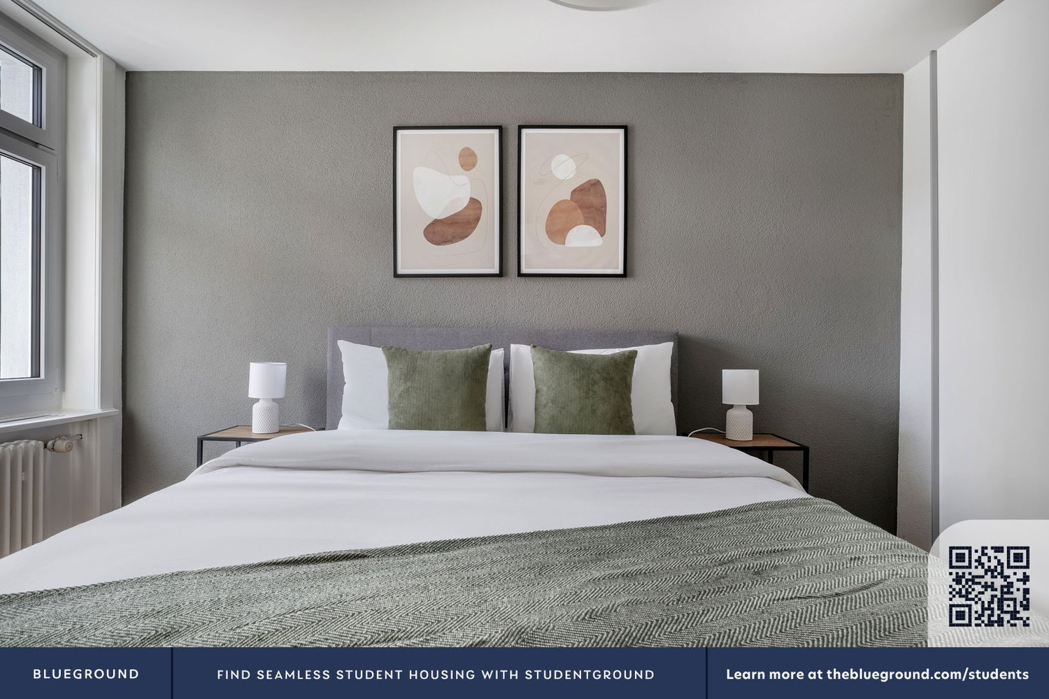 2 ½ rooms furnished flat