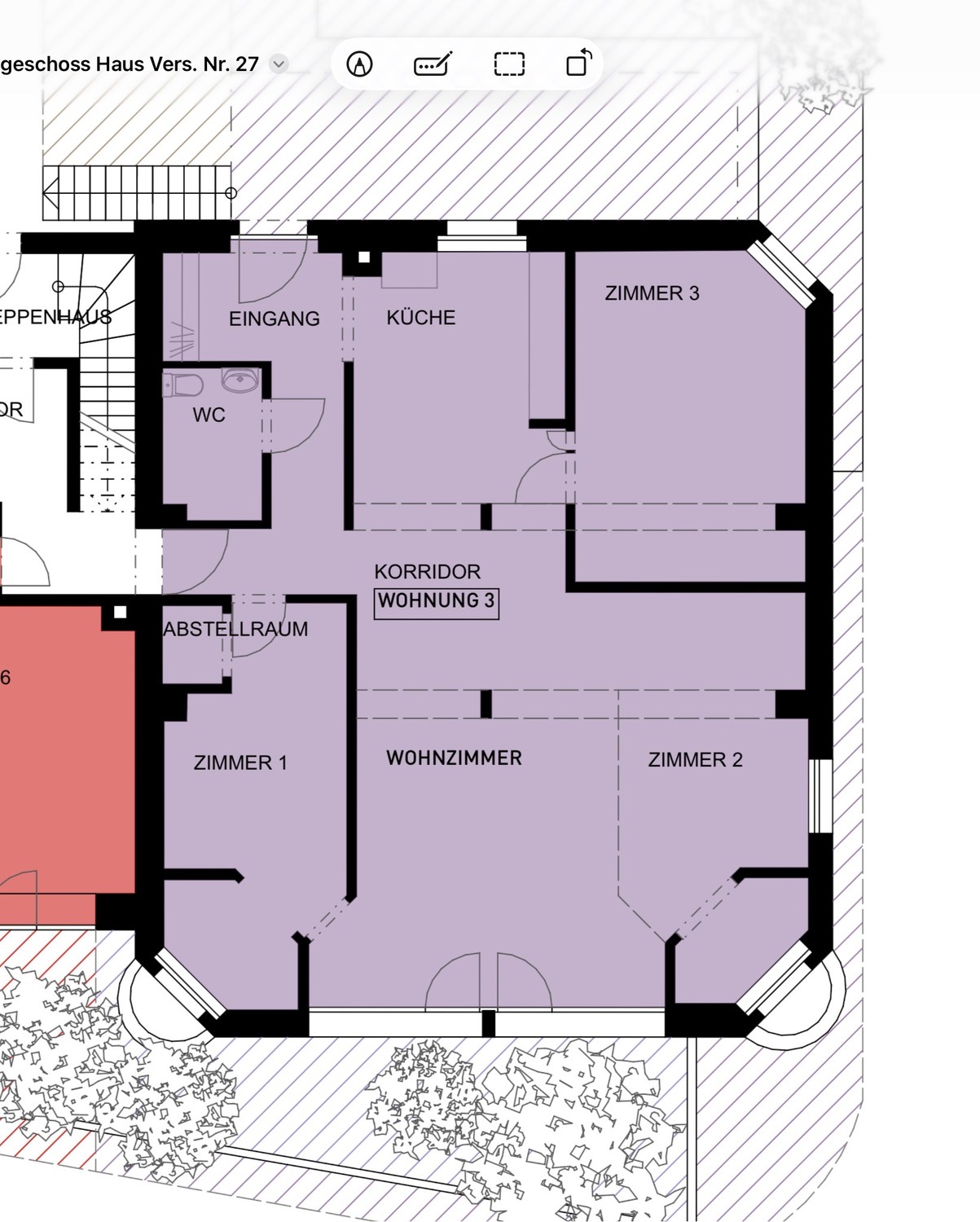 3 ½ rooms apartment