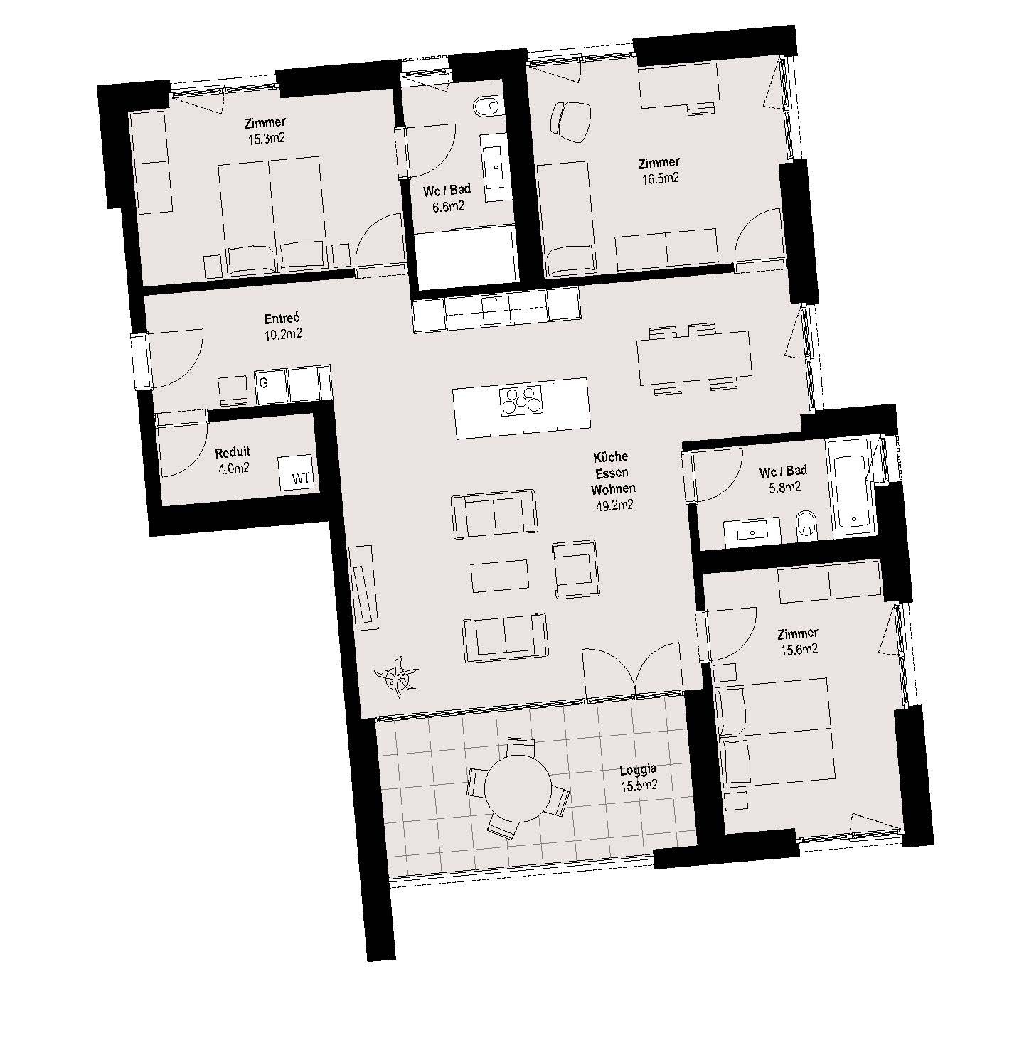 4 ½ rooms apartment