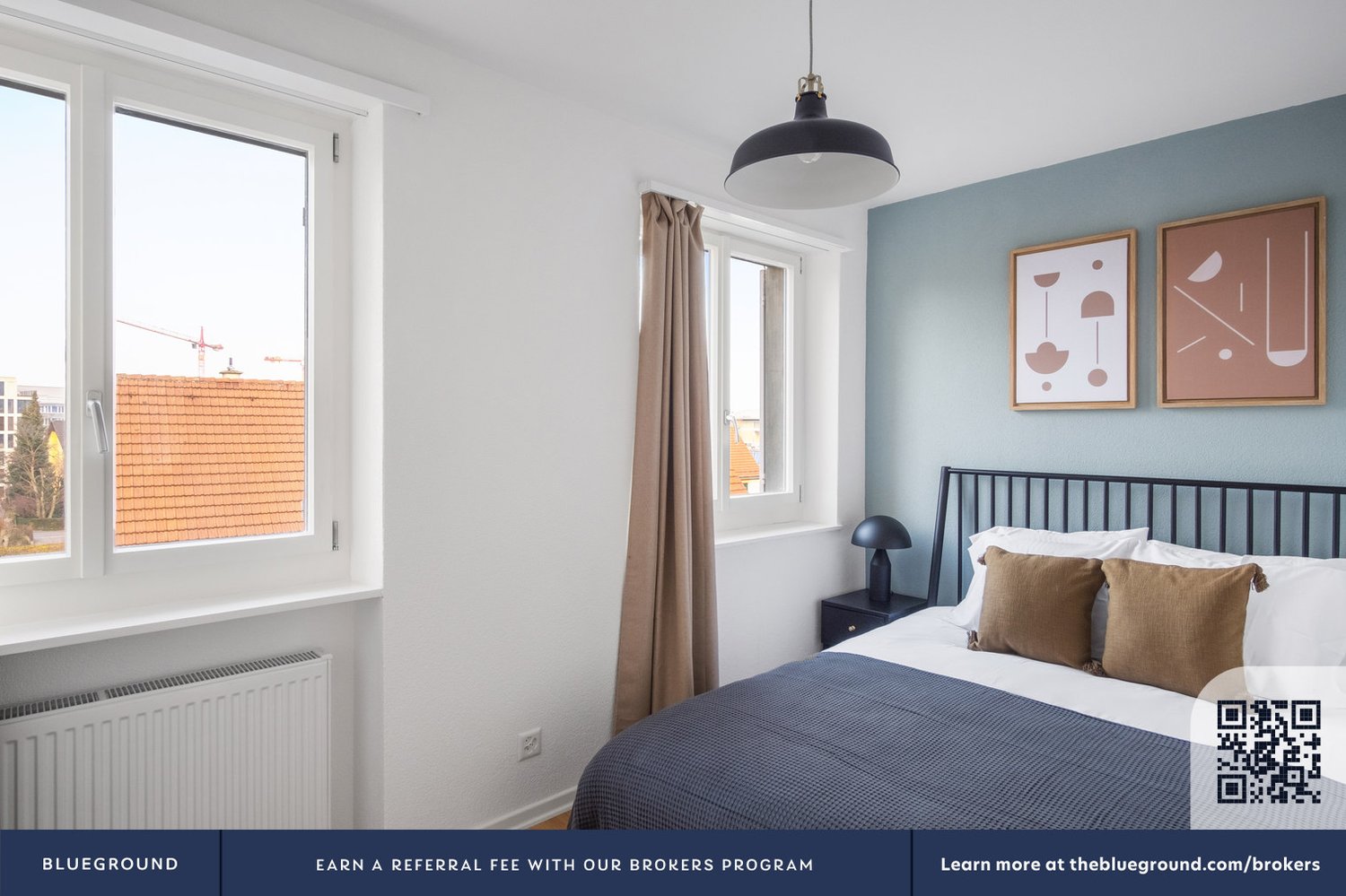 3 ½ rooms furnished flat