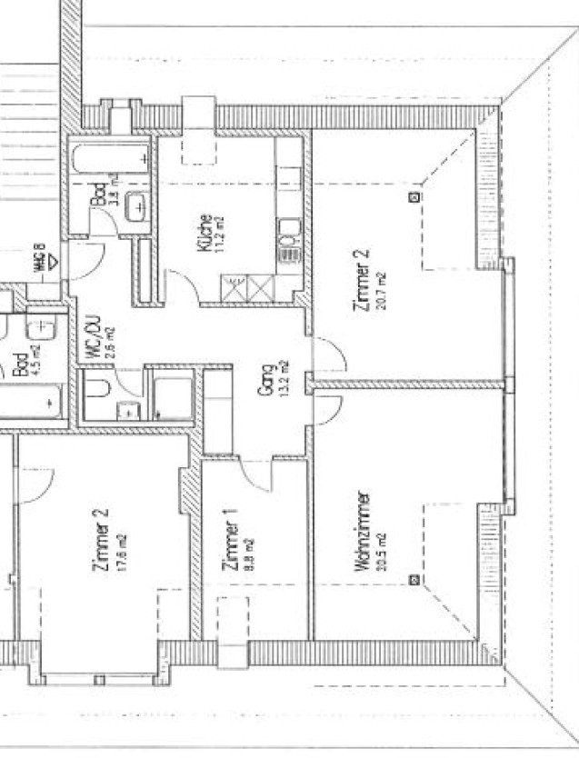 3 rooms apartment