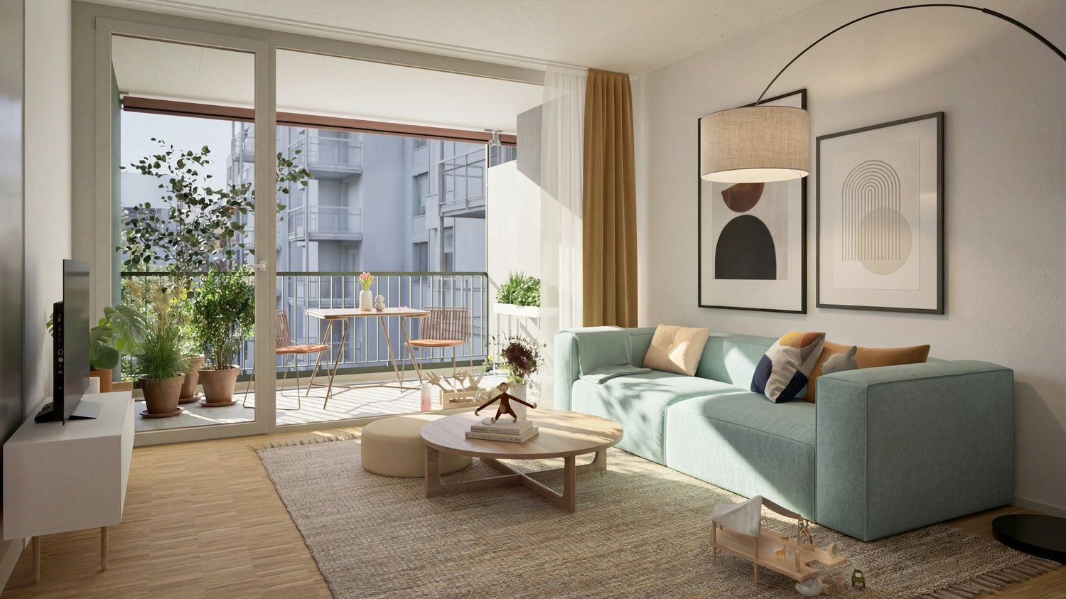 2 ½ rooms apartment