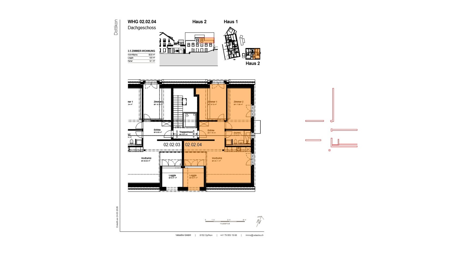 3 ½ rooms apartment