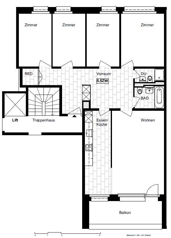 5 ¾ pièces appartement
