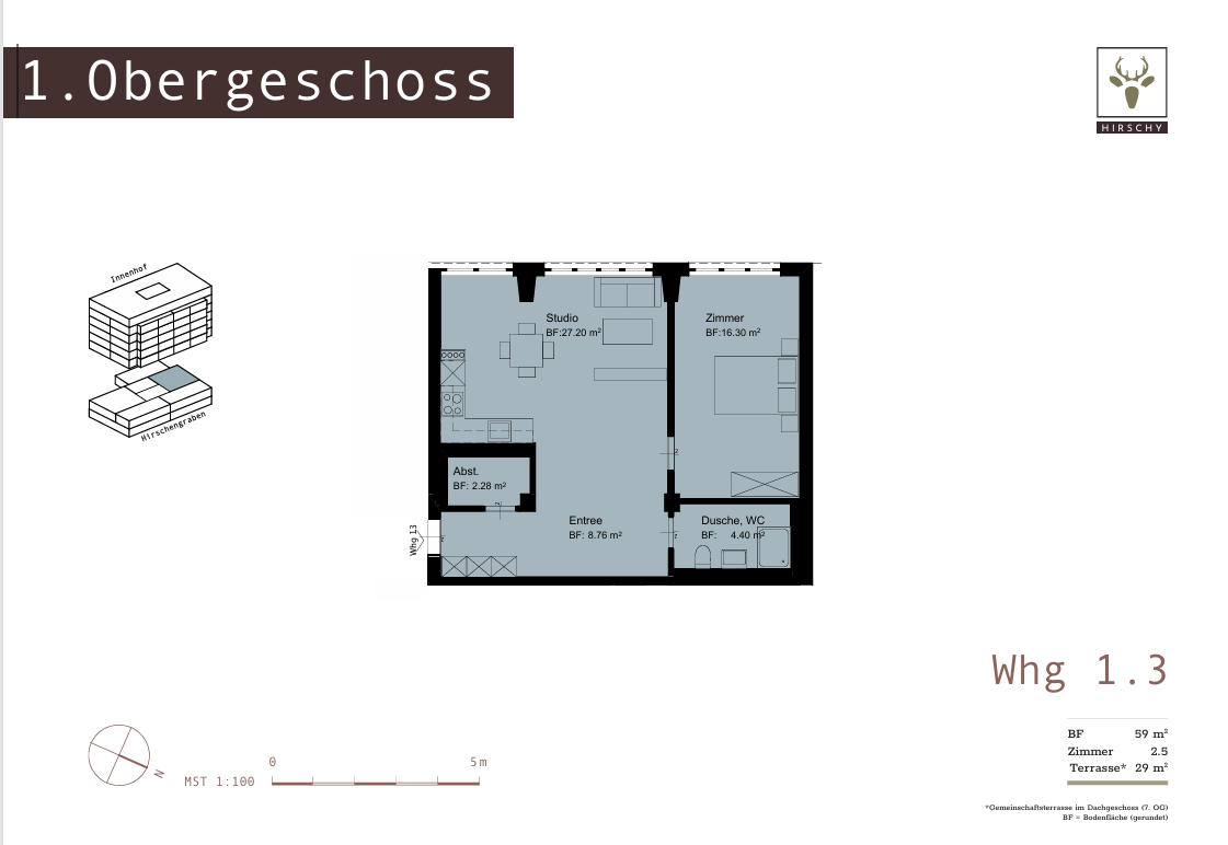 2 ½ rooms apartment, Foto 1 von 8