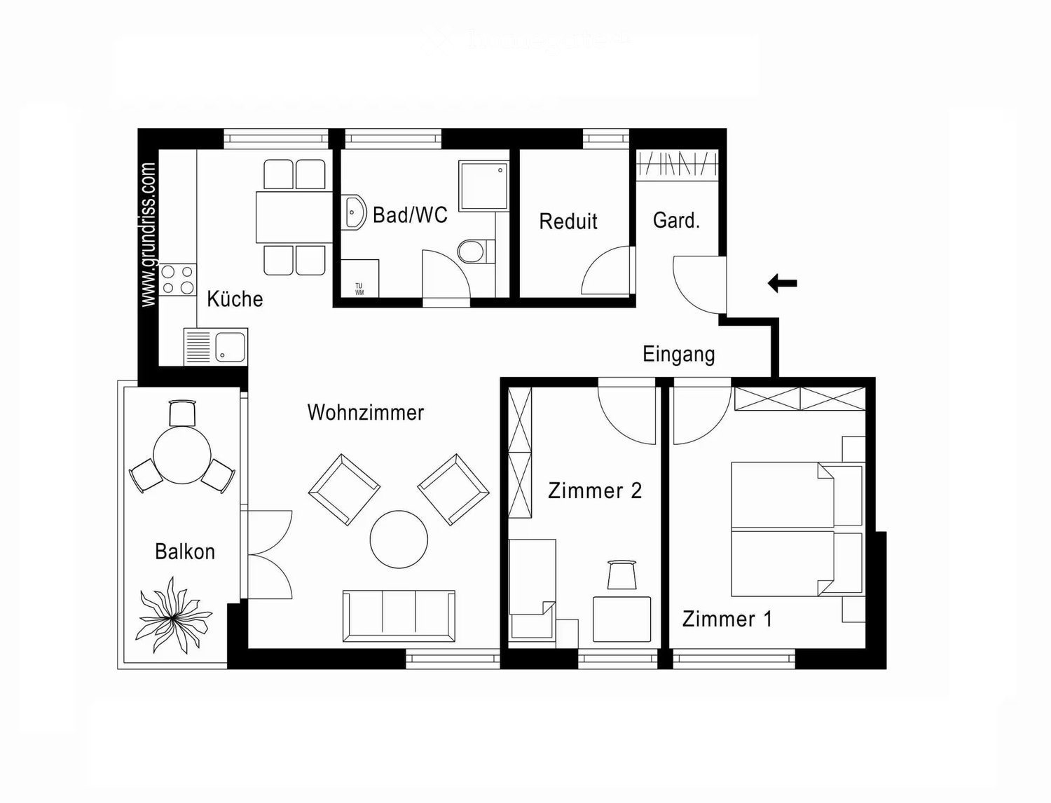 3 ½ rooms apartment, Foto 4 von 5