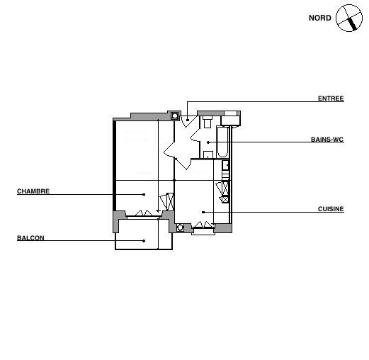 2-Zimmer-Wohnung, Foto 2 von 4