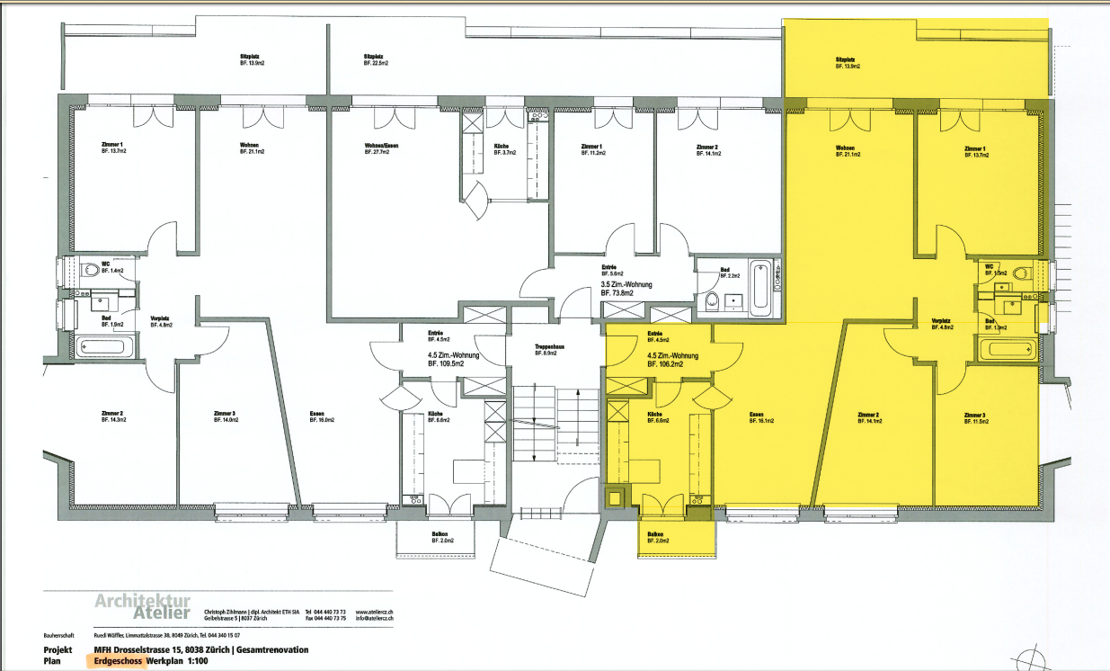 2 ½ rooms apartment