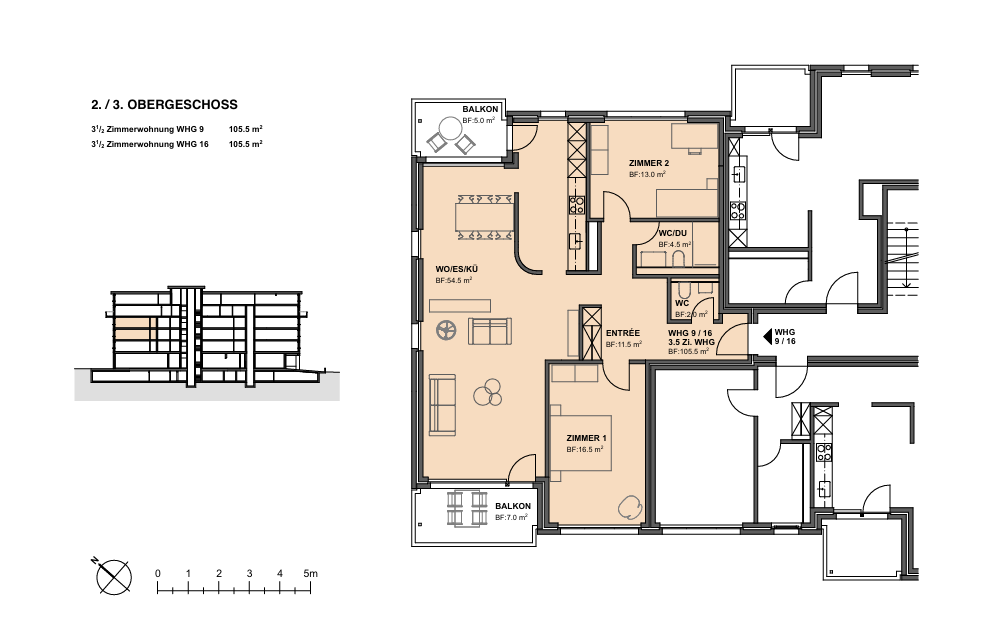 3 ½ Zimmer-Wohnung, Foto 1 von 10