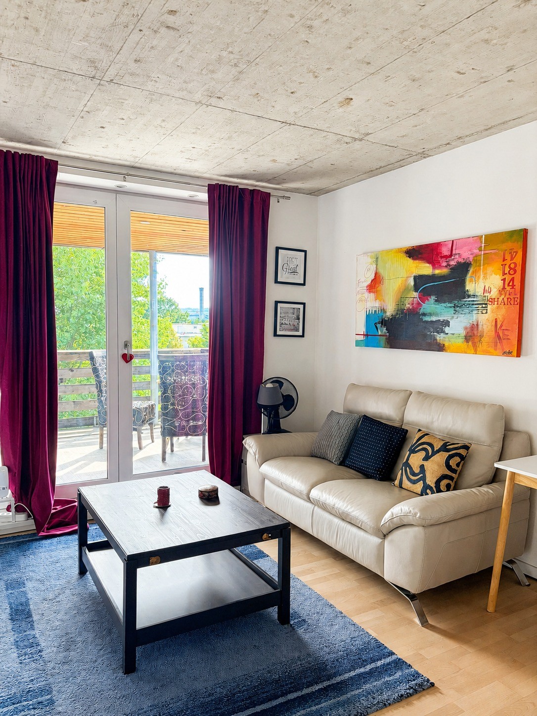 2 ½ rooms furnished flat