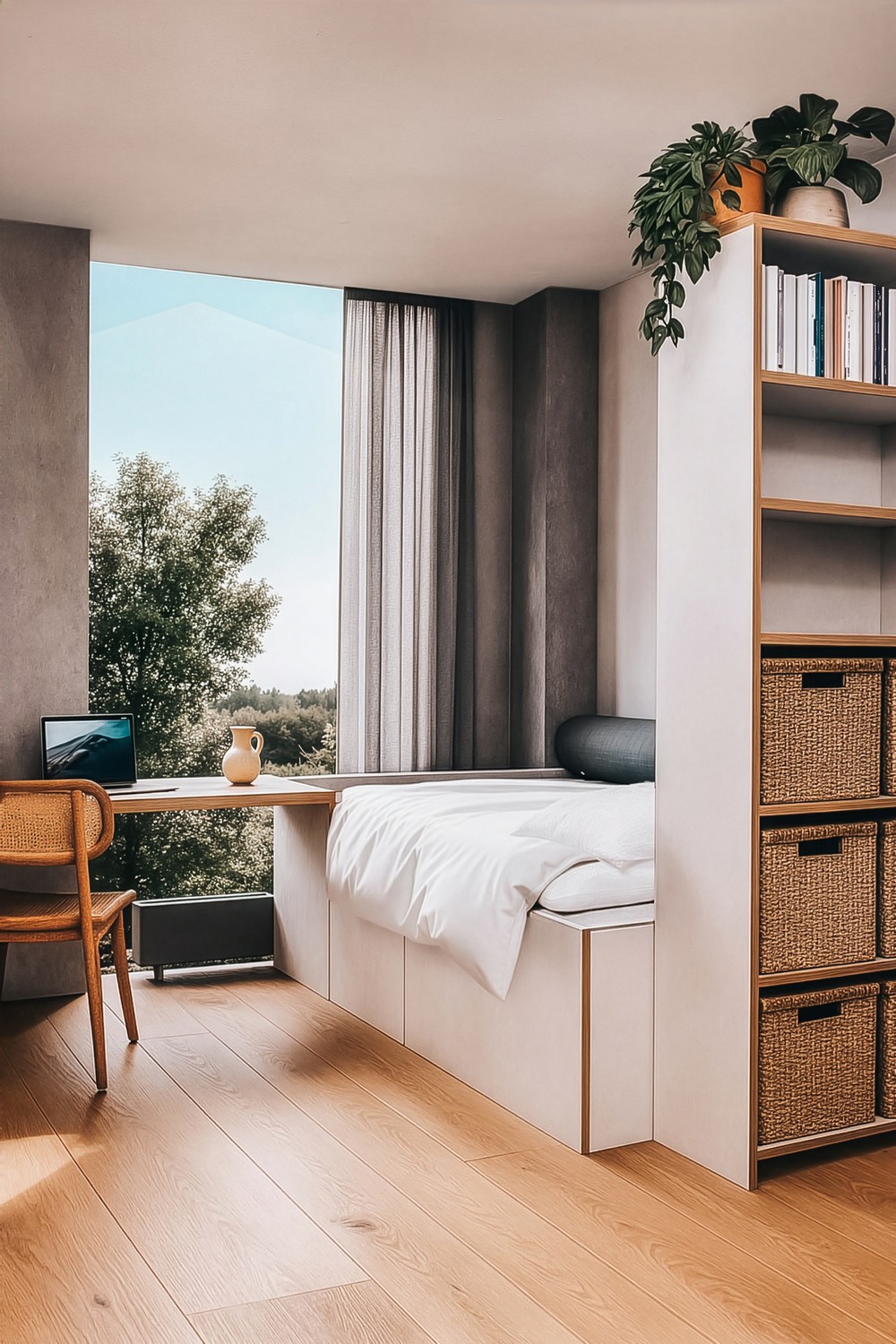 Chambre dans un appartement partagé