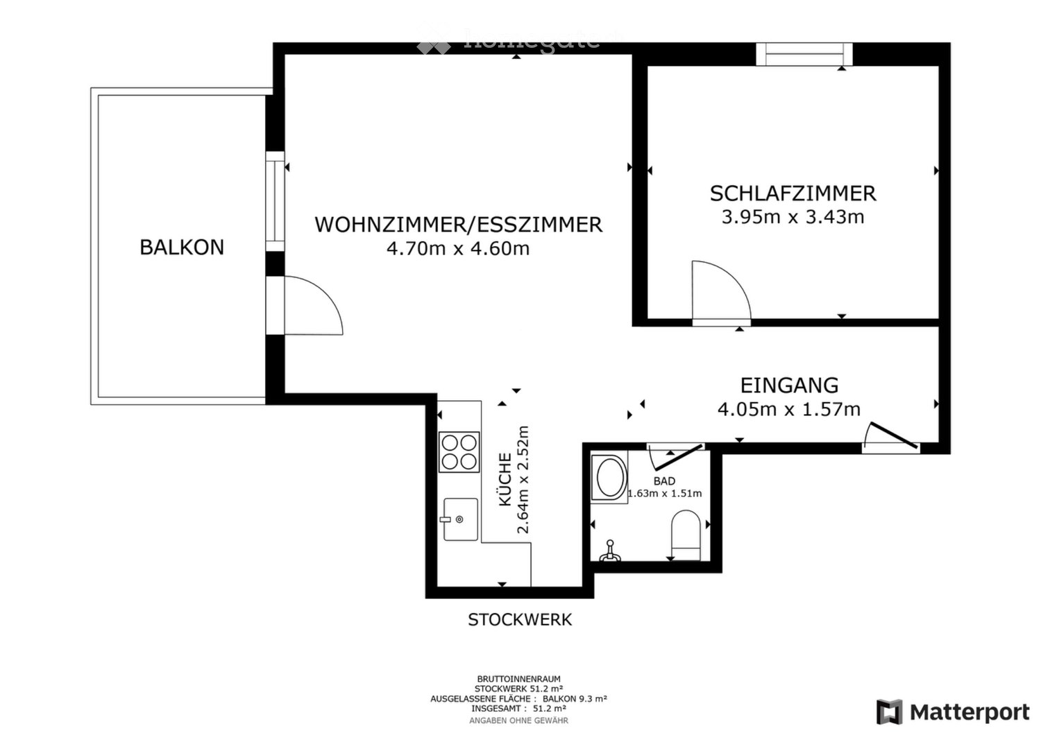 2 rooms apartment, Foto 5 von 5