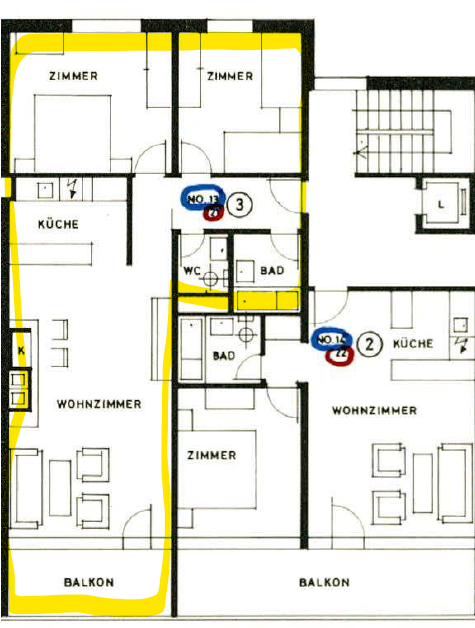 3 ½ rooms apartment