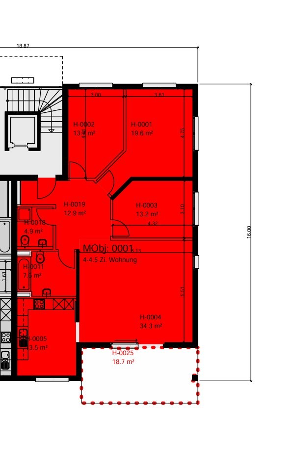 Appartement de 4 ½ pièces