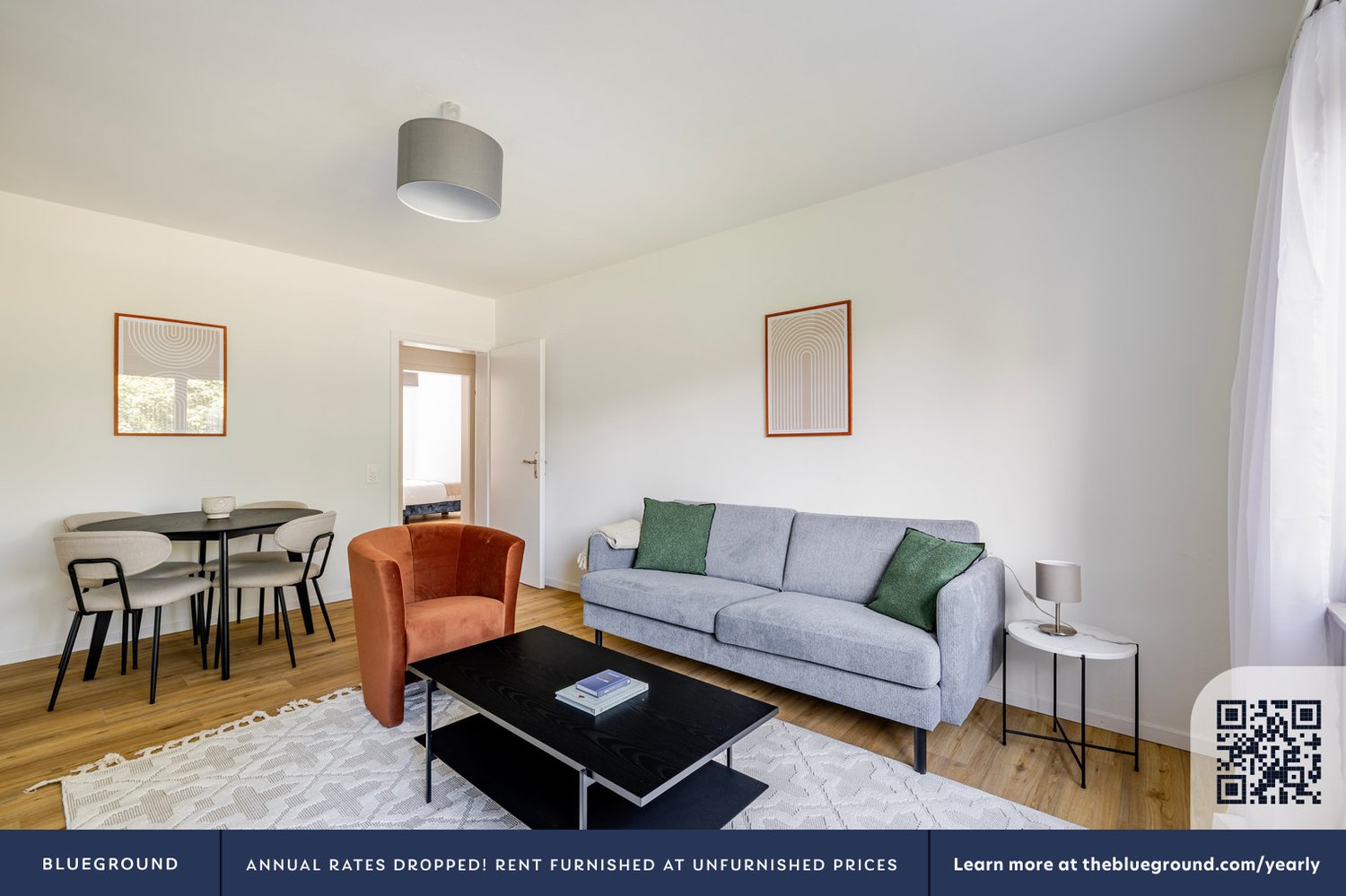 3 ½ pièces appartement meublé
