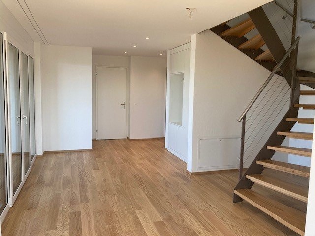 Duplex de 3 ½ pièces

Au 01.10.2026 ou à convenir, nous louons ce magnifique appartement en duplex construit en 2024, doté d'un plan spacieux sur deux étages.

L'appartement moderne dispose de :

- un espace séjour/repas baigné de lumière
- douche/WC
- baignoire/WC
- séjour/salle à manger ainsi que 