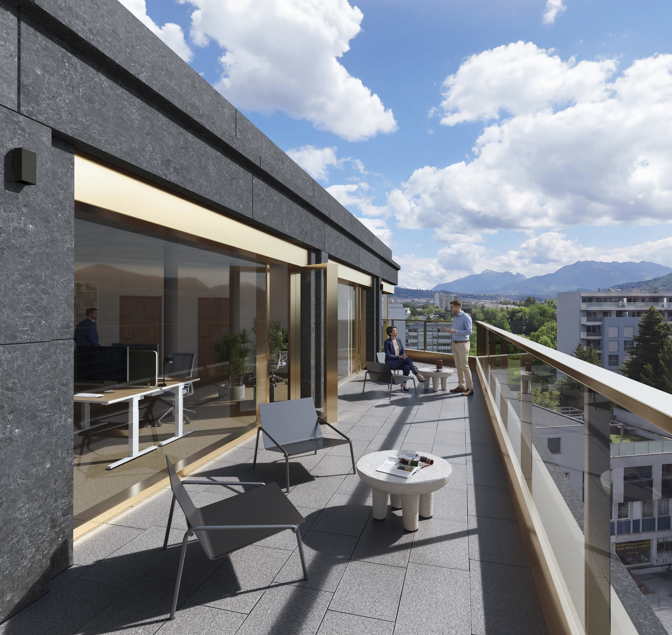 1552m² Büro