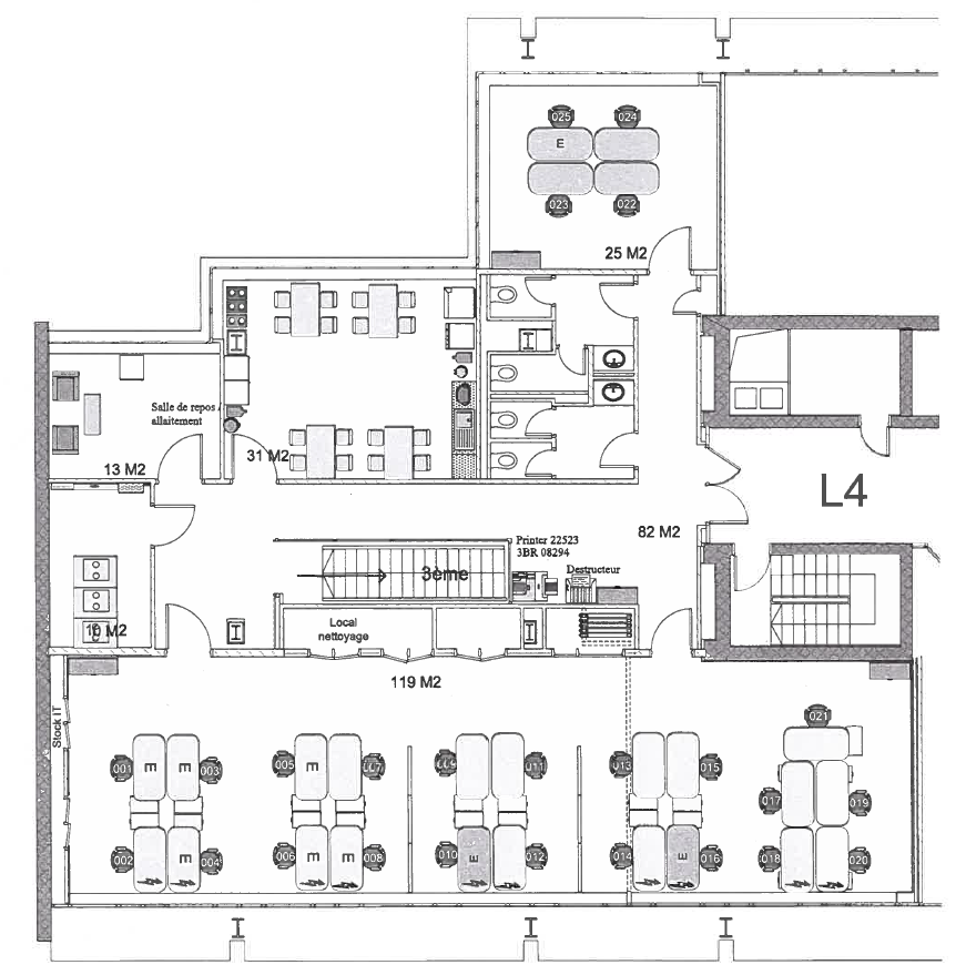 1620m² Büro