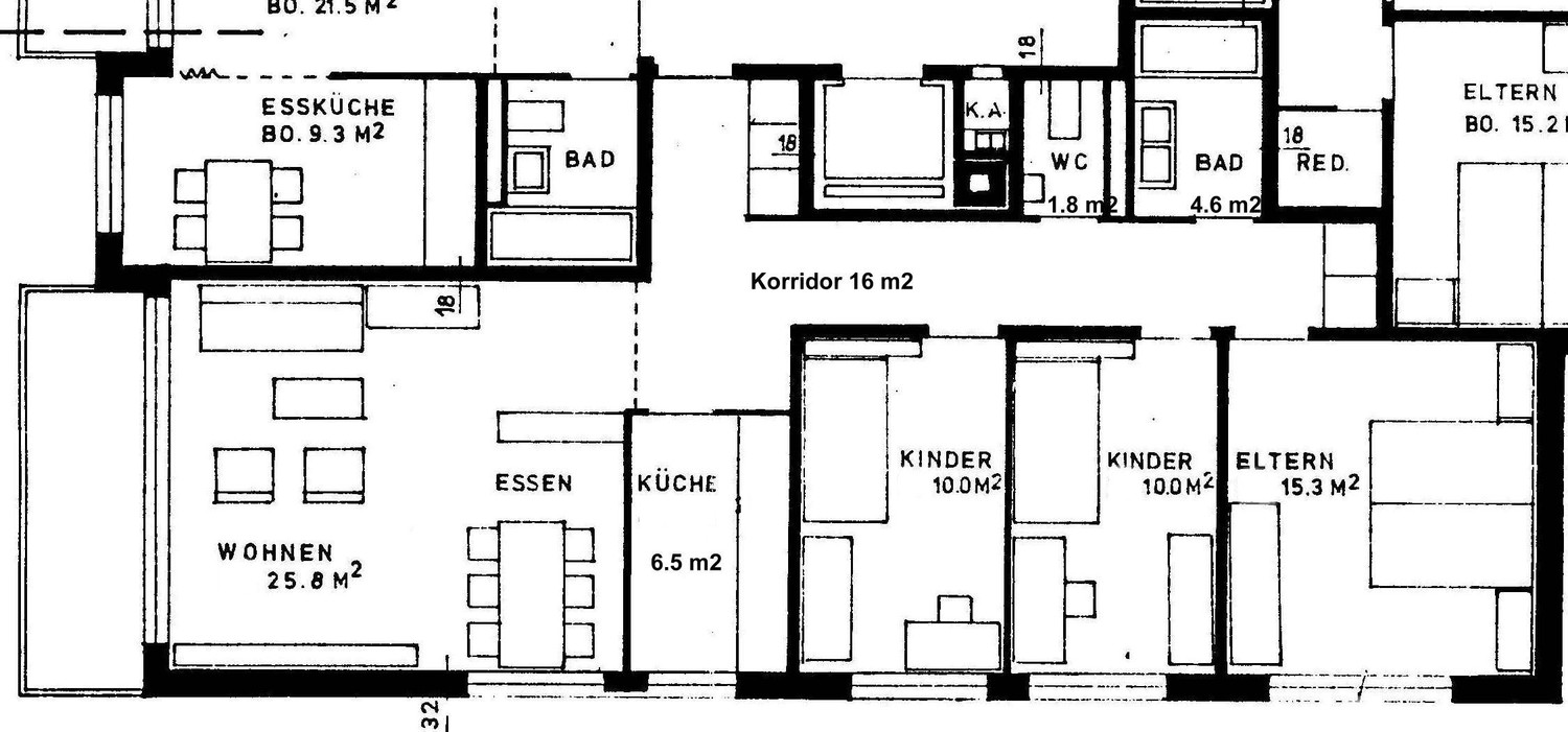 4 ½ pièces appartement