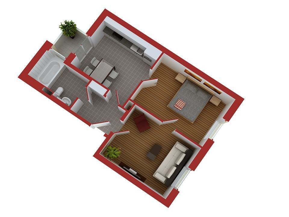 2 rooms apartment, Foto 6 von 7