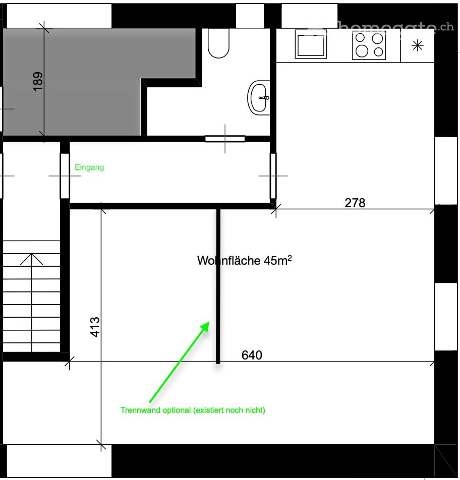 Appartamento di 2 ½ locali