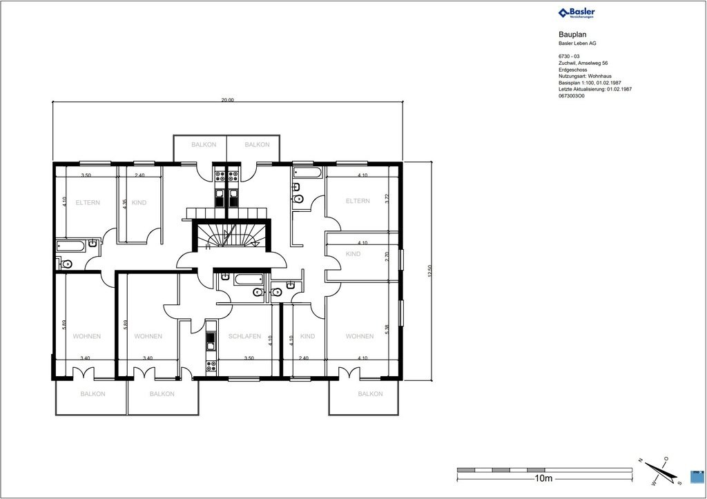 3 rooms apartment