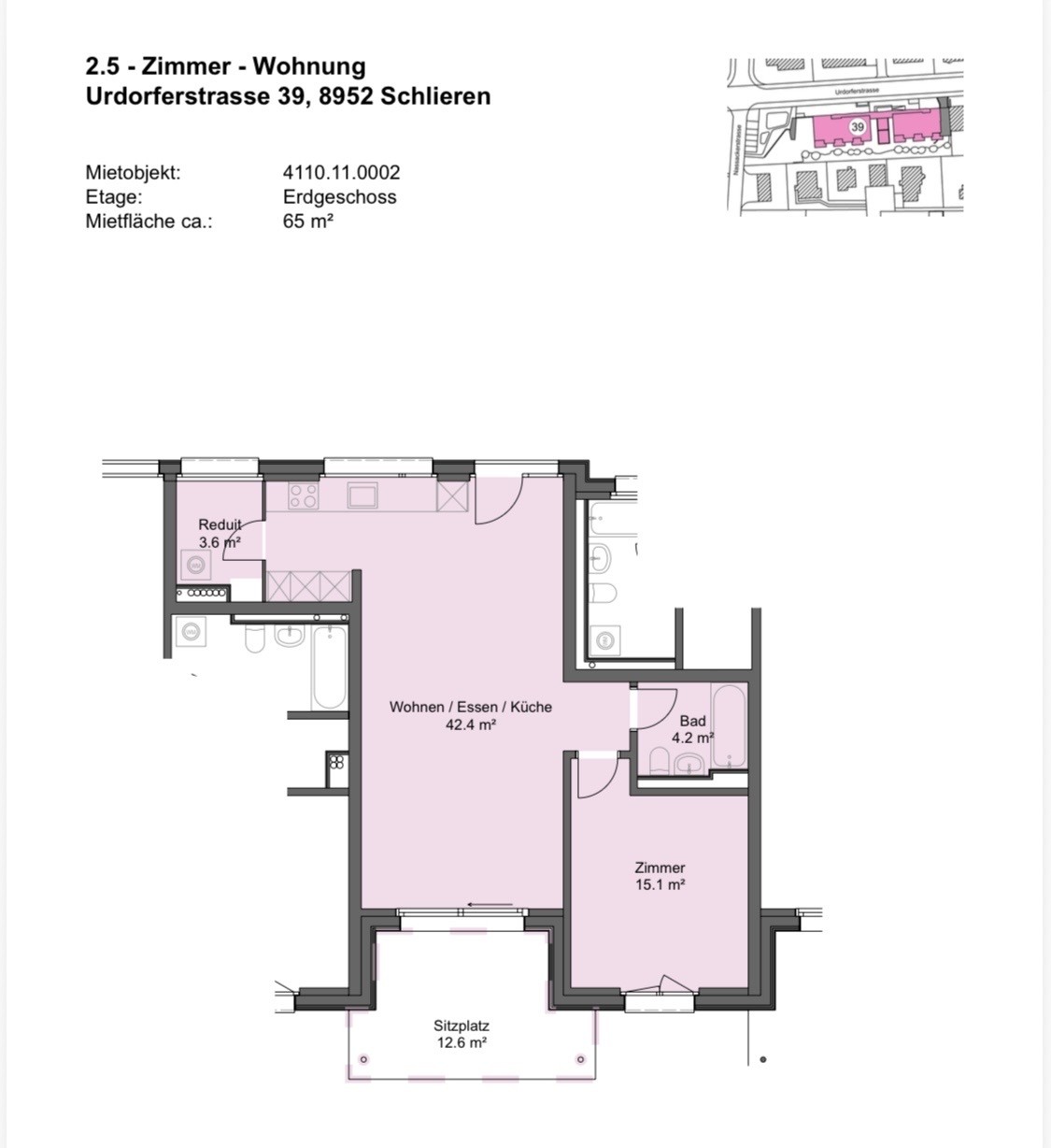 2 ½ rooms apartment, Foto 6 von 6