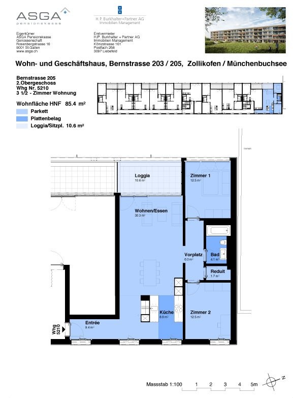 3 ½ rooms apartment, Foto 8 von 8