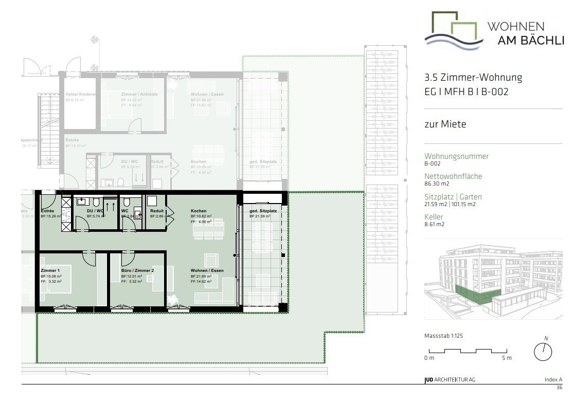 3 ½ rooms apartment