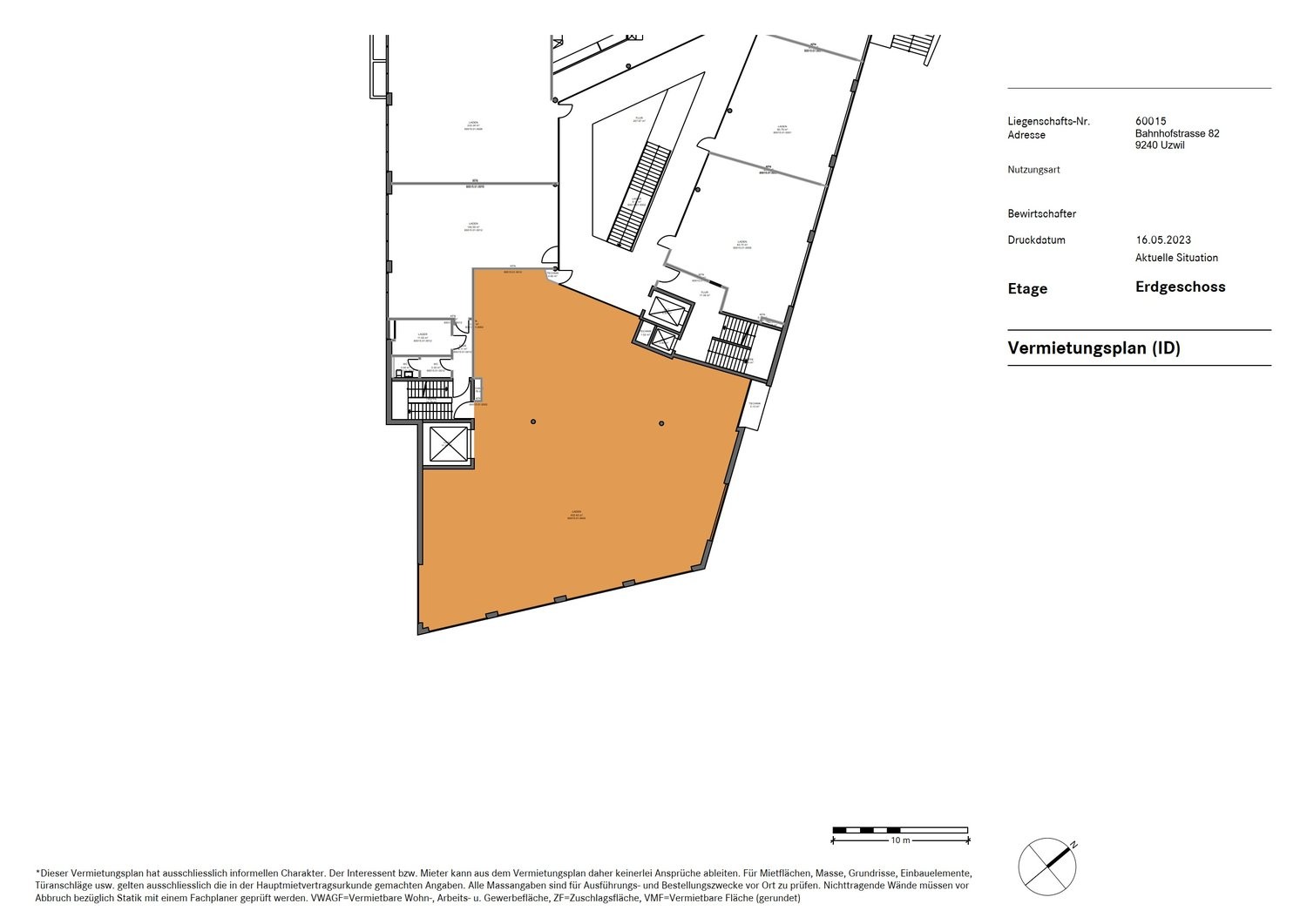 Negozio di 550m²