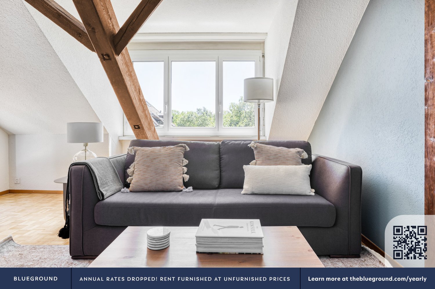 2 ½ pièces appartement meublé