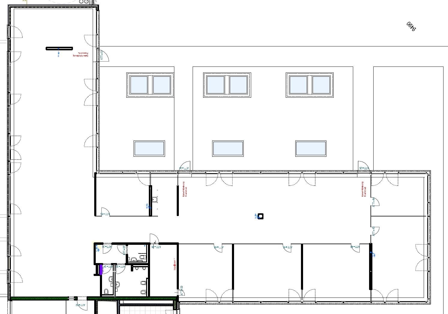 230m² bureau