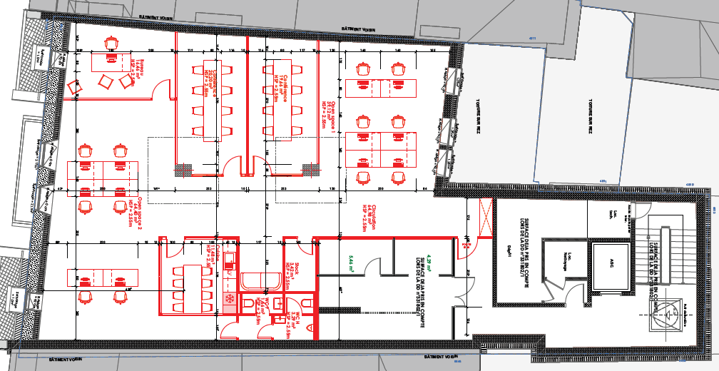 504m² ufficio, foto 5 di 6