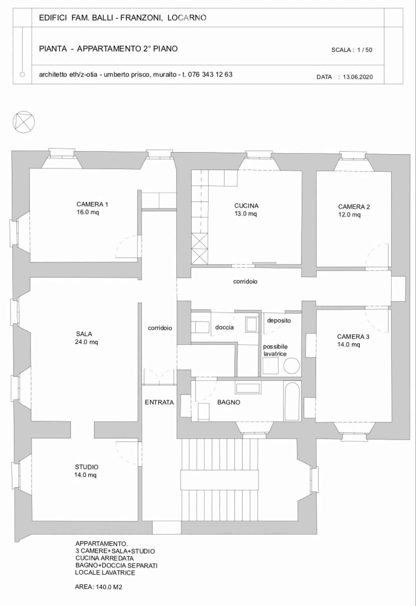 5 rooms apartment