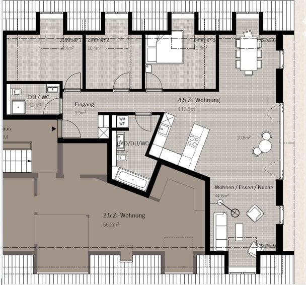 4 ½ rooms apartment, photo 2 of 5