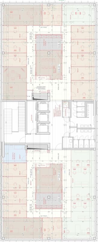 580m² office