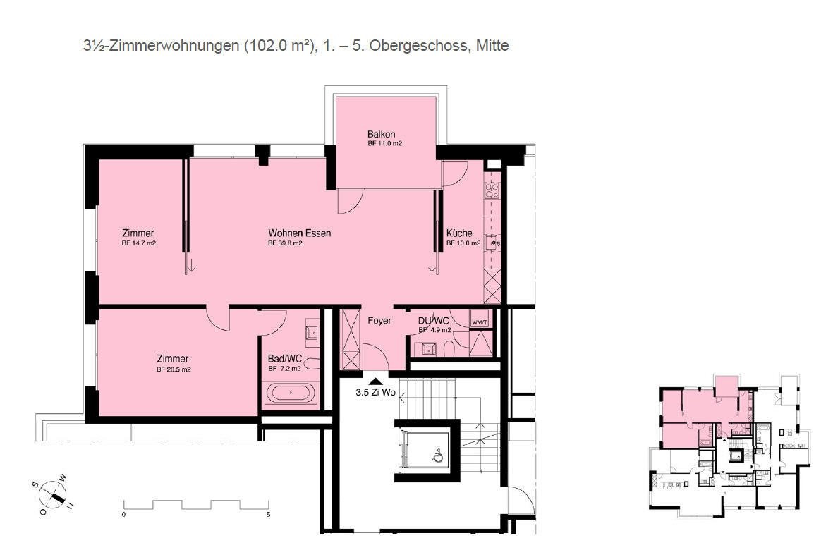 3 ½ rooms apartment, Foto 9 von 9