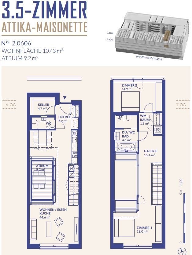 3 ½ rooms duplex, Foto 8 von 9